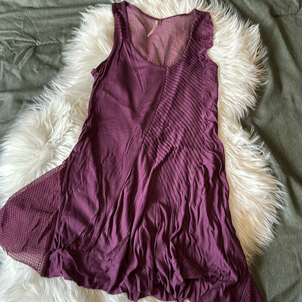 F r e e P e o p l e • Layering moto grunge tunic tank